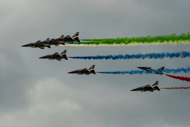 aviation uae smokeroll